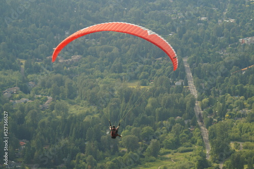 paraglider in the mountains