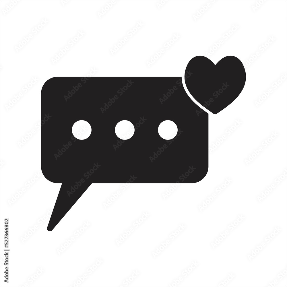 chat icon vector design template chat icon vector design template