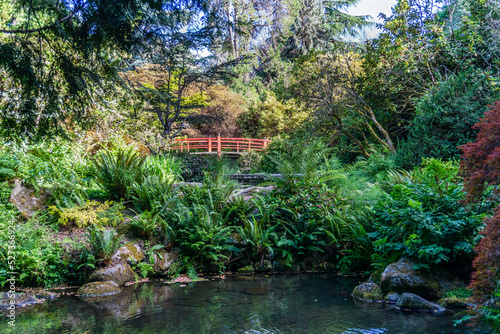 Red Garden Walking Bridge 3