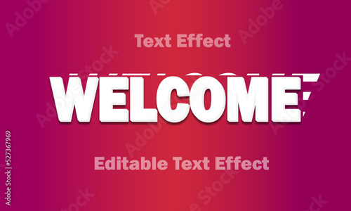 Welcome, speech bubble. Banner, poster, speech bubble with text Welcome.