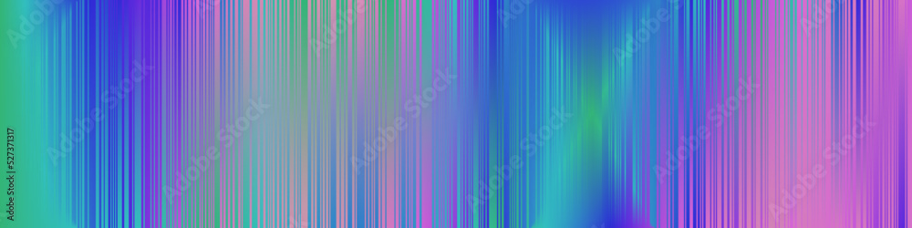 Fototapeta premium Color interpolation north light gradient illustration