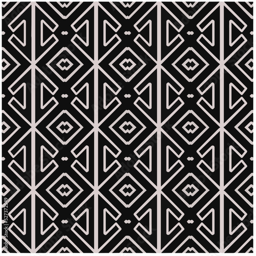 Design seamless monochrome geometric pattern. Abstract background. Vector art.Perfect for site backdrop, wrapping paper, wallpaper, textile and surface design. 