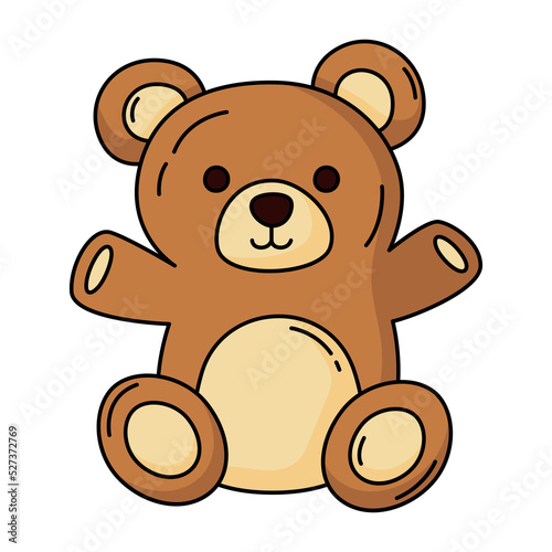 Valentines teddy bear icon. © Sathaporn