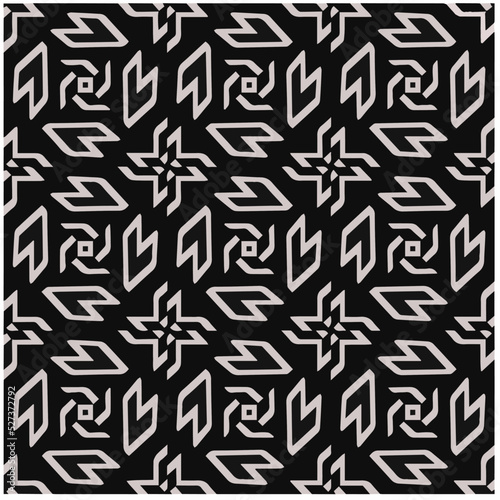 Design seamless monochrome geometric pattern. Abstract background. Vector art.Perfect for site backdrop, wrapping paper, wallpaper, textile and surface design. 