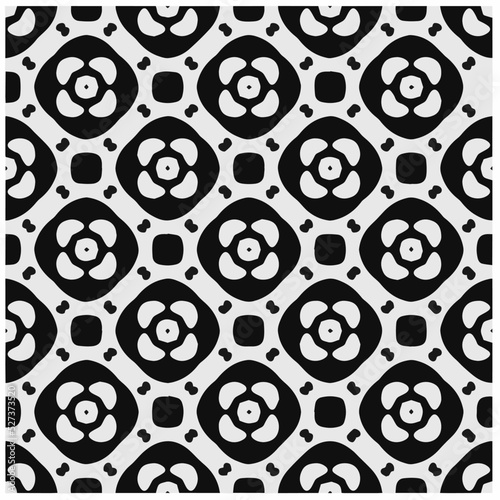 Design seamless monochrome geometric pattern. Abstract background. Vector art.Perfect for site backdrop  wrapping paper  wallpaper  textile and surface design. 