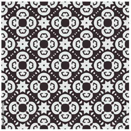 Design seamless monochrome geometric pattern. Abstract background. Vector art.Perfect for site backdrop, wrapping paper, wallpaper, textile and surface design. 