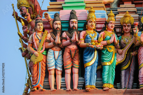 Lord Siva Vishnu Hindu Temple in Chennai  photo