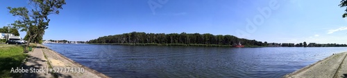 Am Liwia Łuża (Eiersberger See) in Nichorze an der Ostsee in Polen 