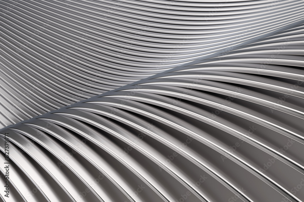 Abstract Metal Chrome Silver Shiny Texture Background. 3d Rendering Abstract Metal Chrome Silver Shiny Texture Background. 3d Rendering