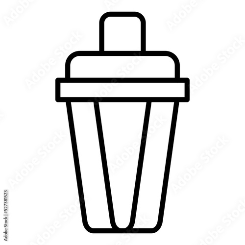 Cocktail Shaker Icon Style