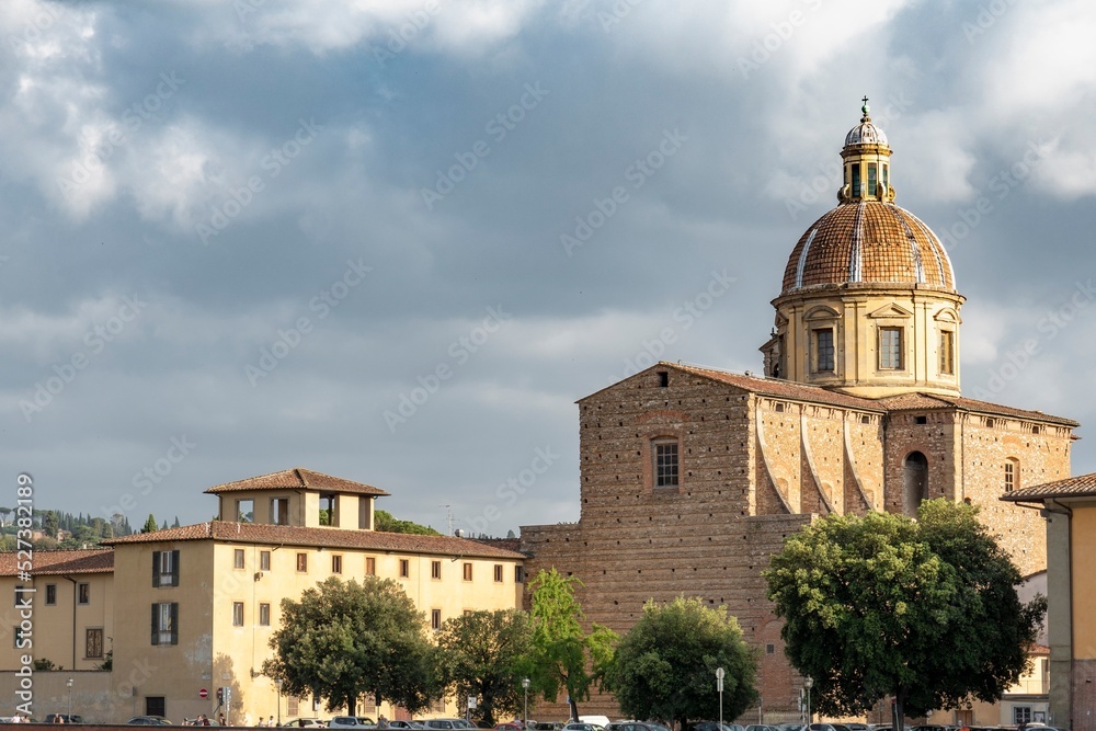 View of the church of San Frediano in Cestello in Florence