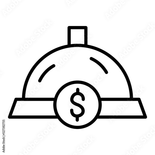 Catering Fee Icon Style