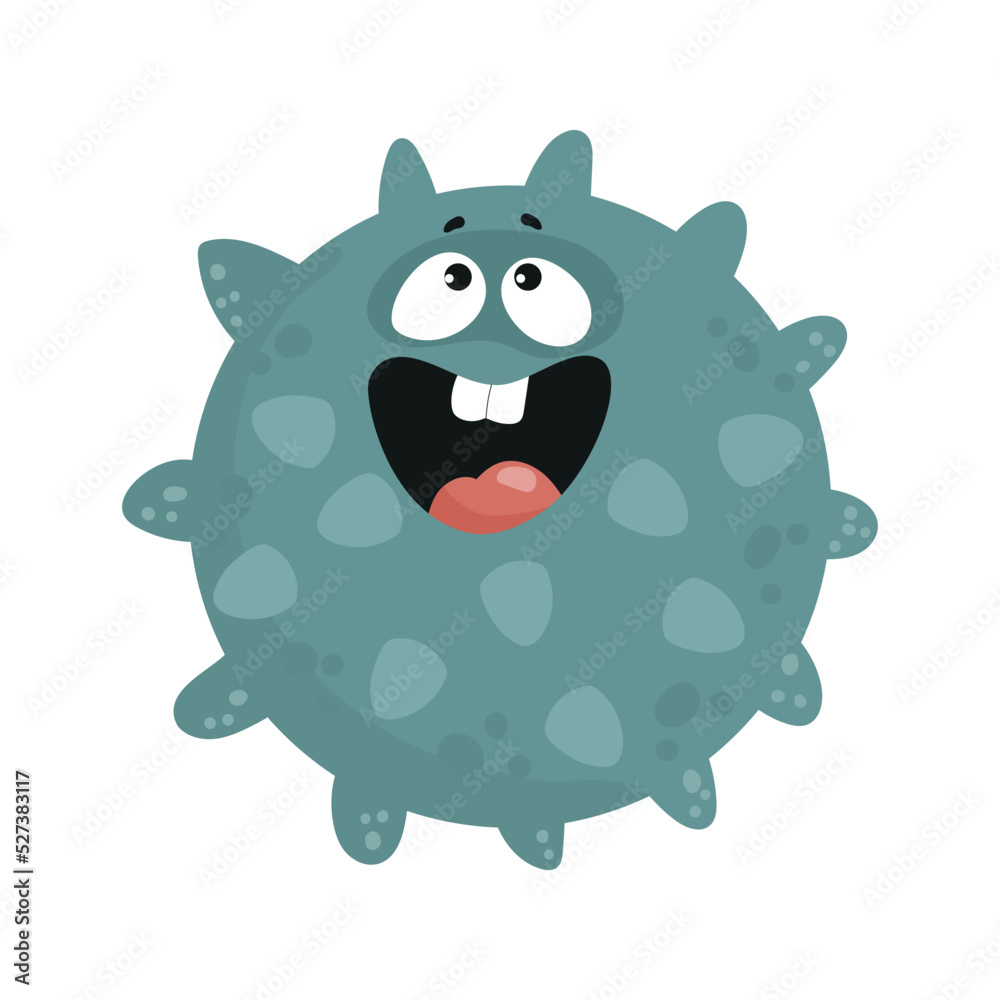 Colorful bacteria and viruses with different emotions. Funny cartoon microbe.
Colorful bacteria and viruses with different emotions. Funny cartoon microbe.