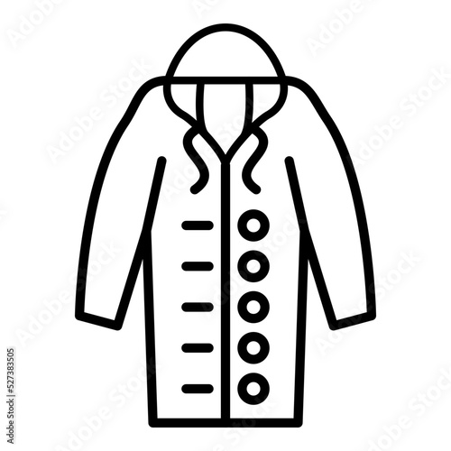 Raincoat Icon Style