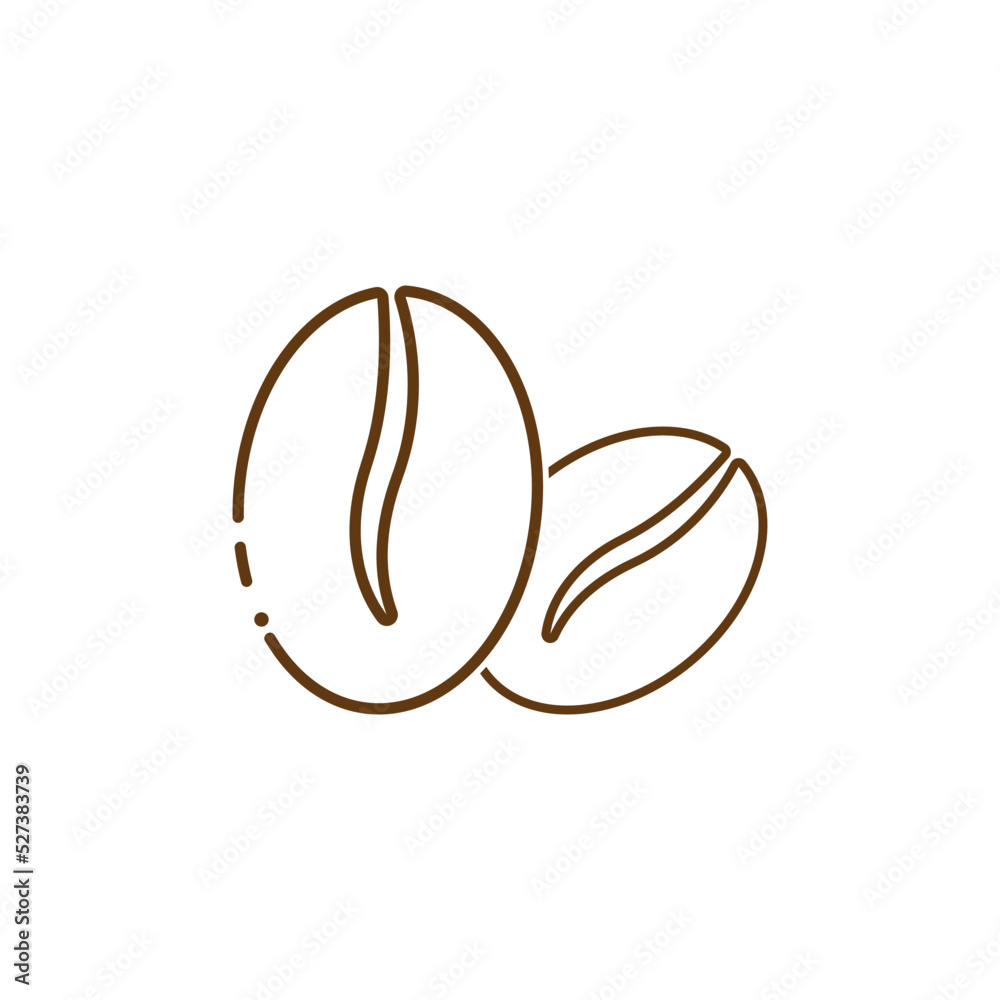 coffee bean vector icon coffee bean vector icon