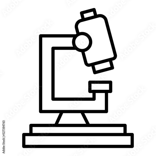 Microscope Icon Style