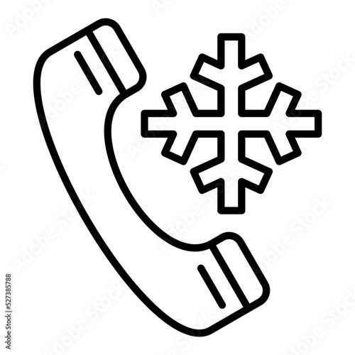 Cold Calling Icon Style