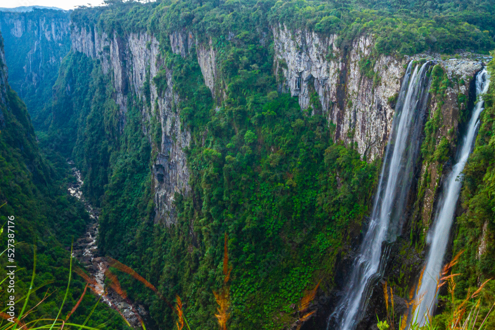 waterfall in the Itaimbezinho Canyon, Aparados da Serra, Brazil