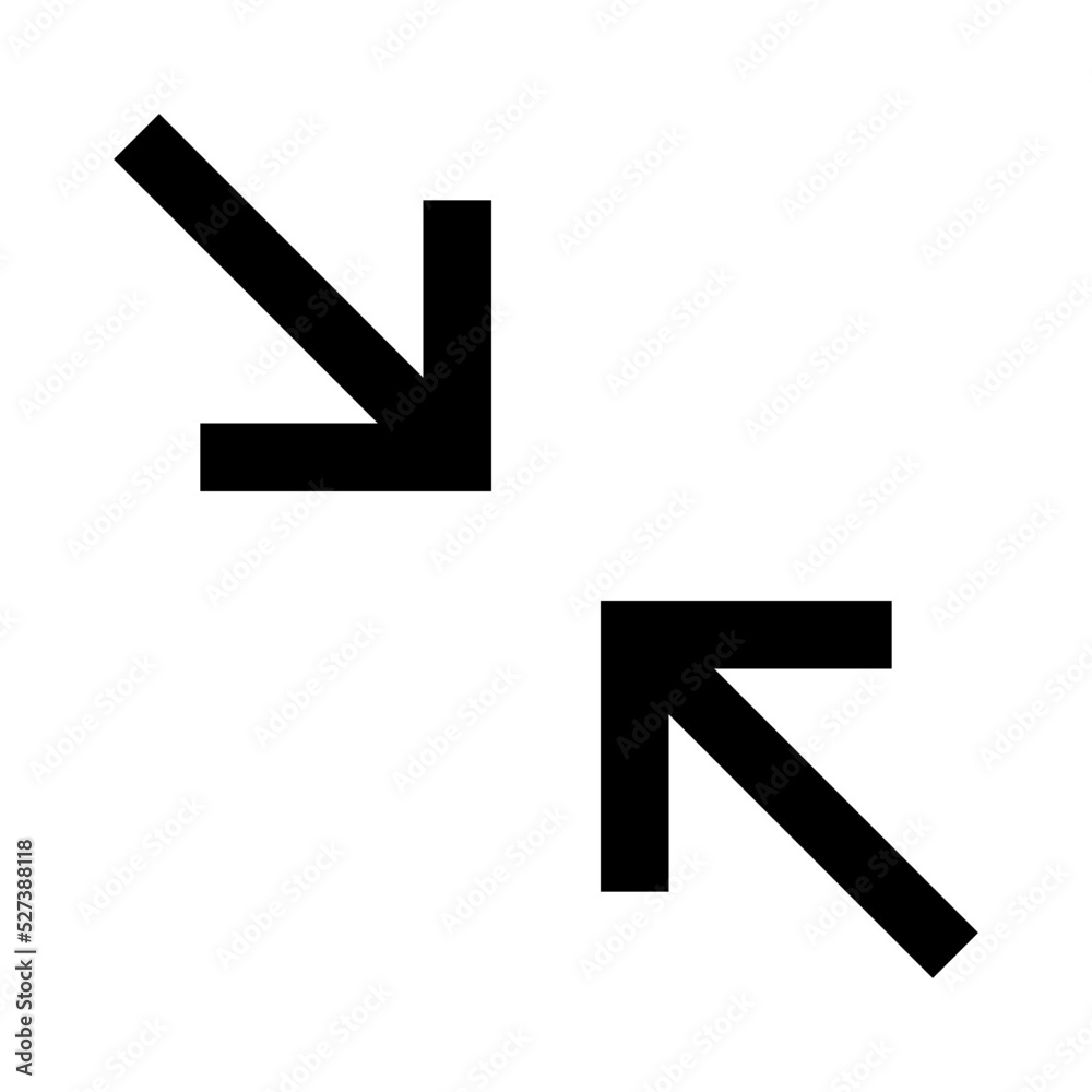 Fototapeta premium minimize line icon