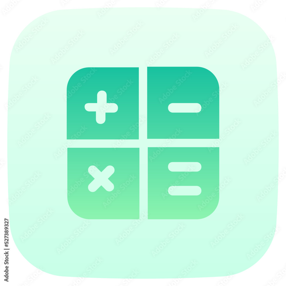 calculator flat gradient icon calculator flat gradient icon