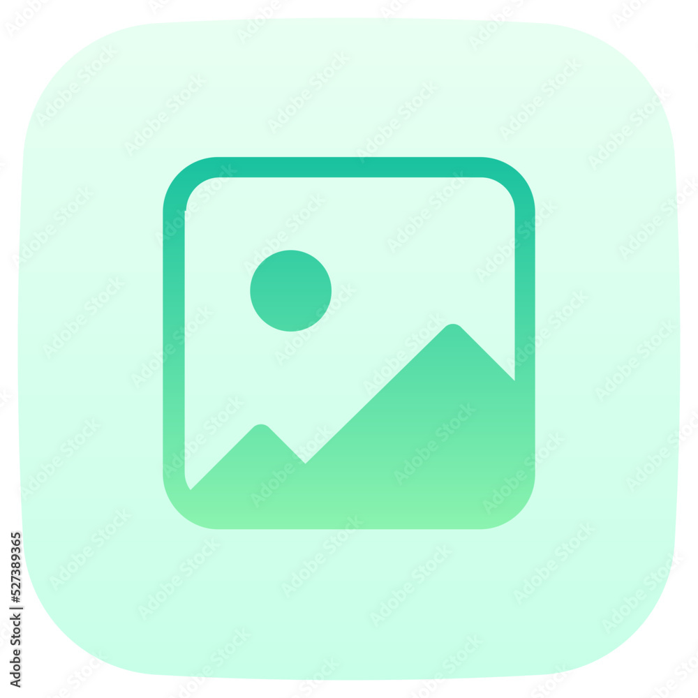 image flat gradient icon