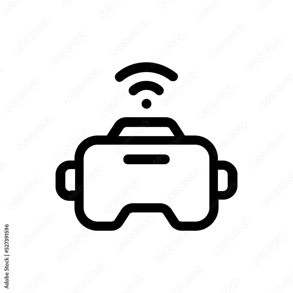 virtual reality line icon virtual reality line icon