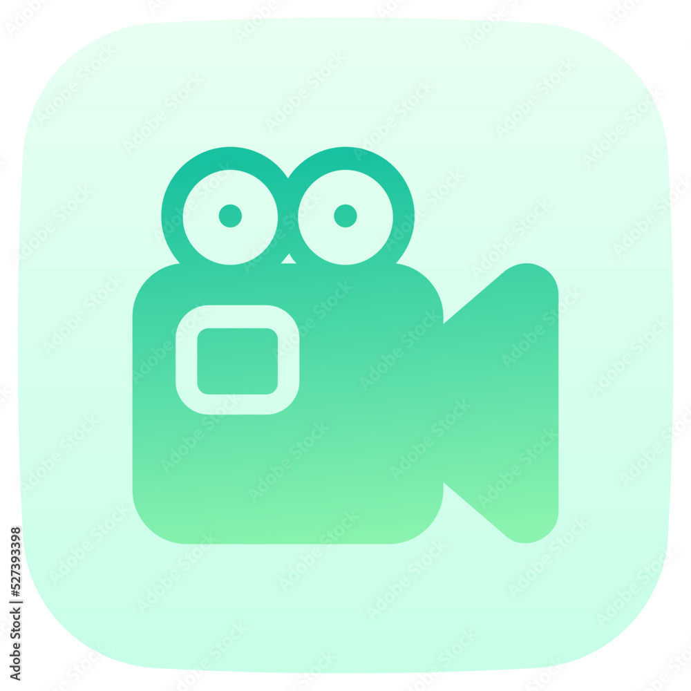 video camera flat gradient icon video camera flat gradient icon