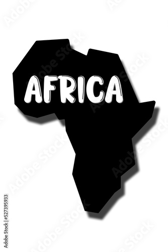 africa typography t-shirt and apparel design photo
