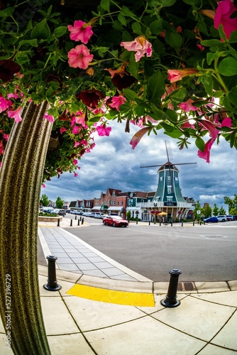 Vertical shot of Downtown Lynden photo