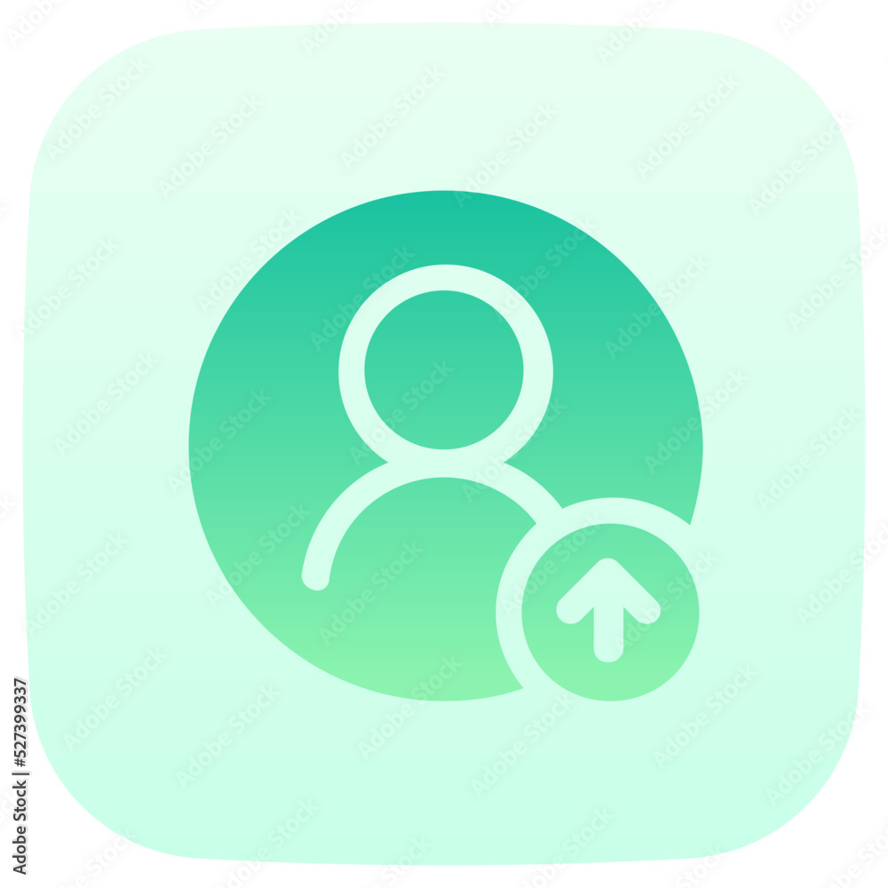upload flat gradient icon upload flat gradient icon