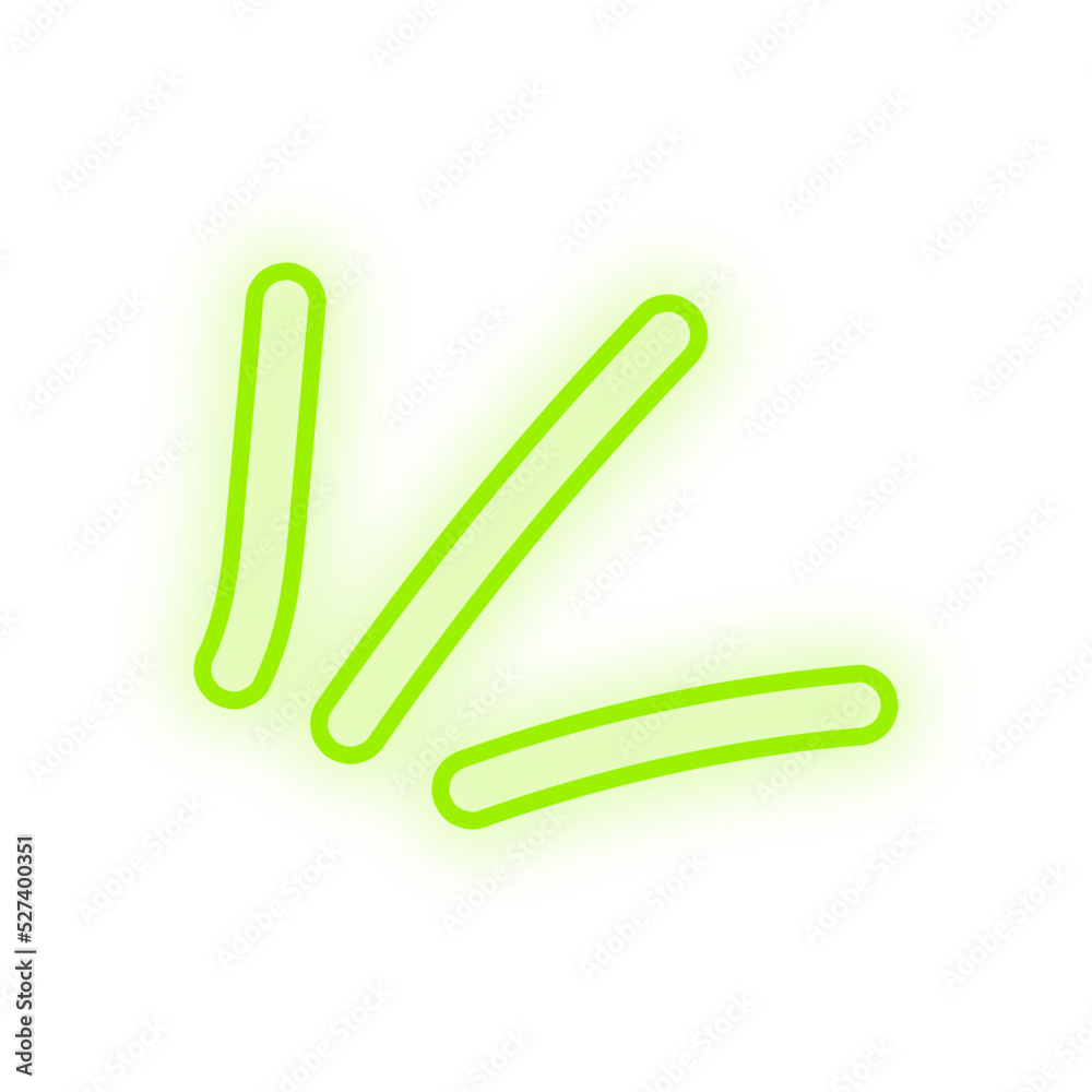 Obraz premium neon manga effect 