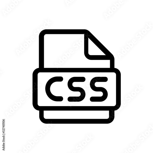 css file line icon