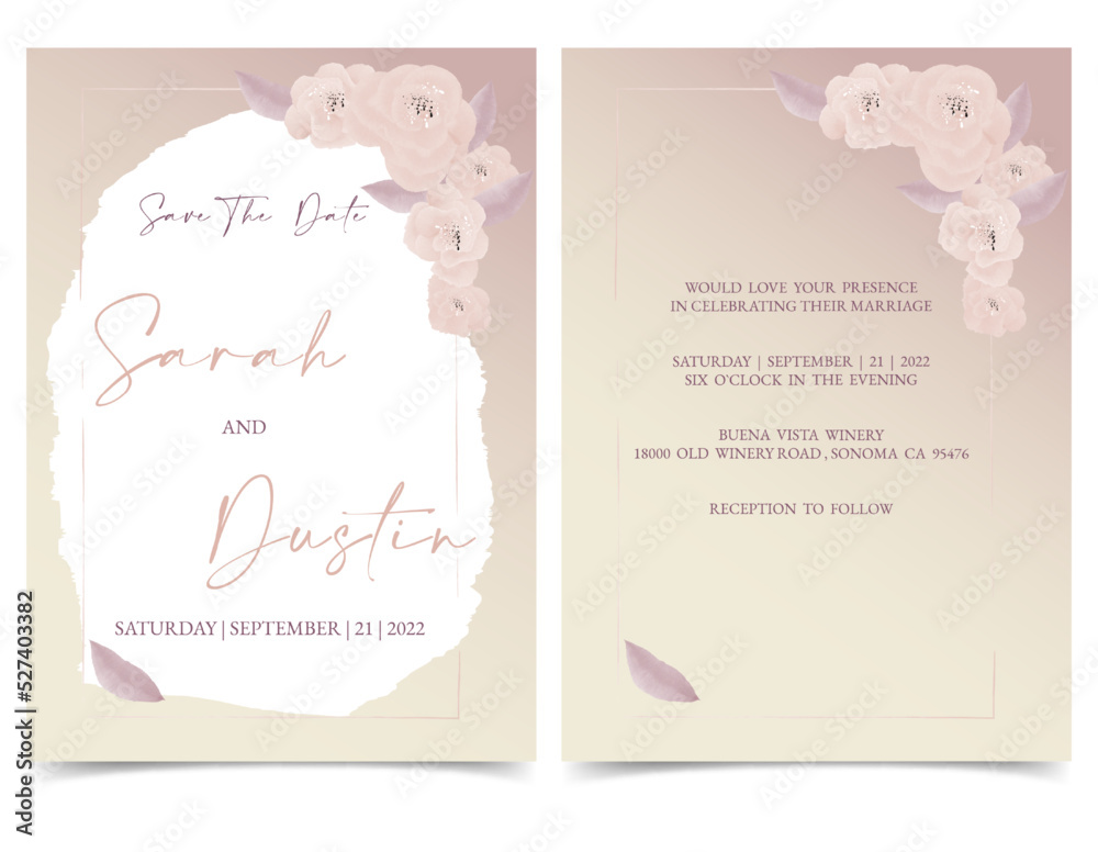 wedding invitation card