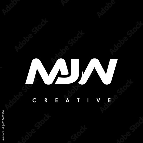 MJW Letter Initial Logo Design Template Vector Illustration