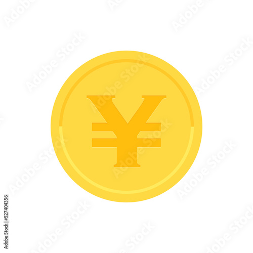 円マーク･¥の刻印が入った通貨・コイン - 日本のお金のイメージ素材