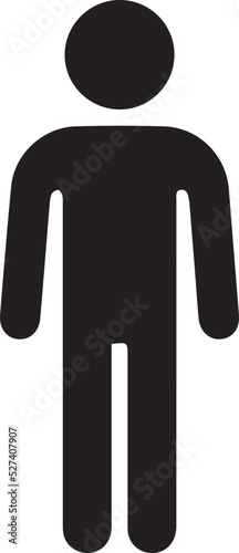 male icon vector. human full body sign icon illustration