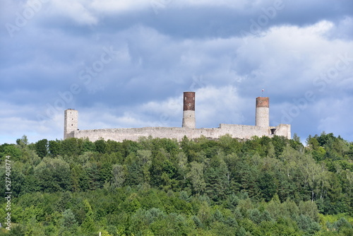 Zamek, Krolewski, w, Checinach, wieza, architektura, budowa, 