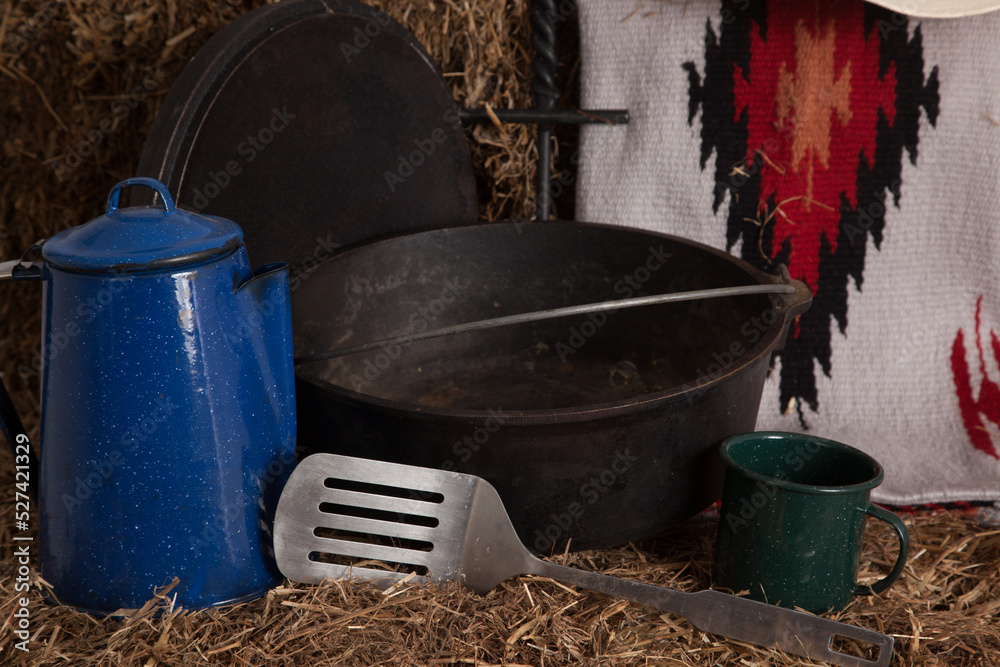 Still Life of a cowboy breakfast Still Life of a cowboy breakfast