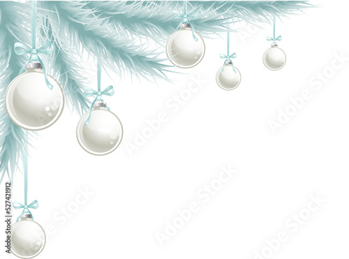 Christmas tree corner element