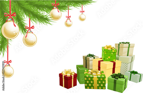 Christmas corner elements