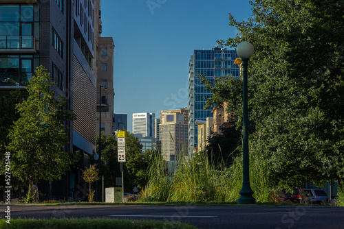 City street in downtown Denver © Devin Swycinsky