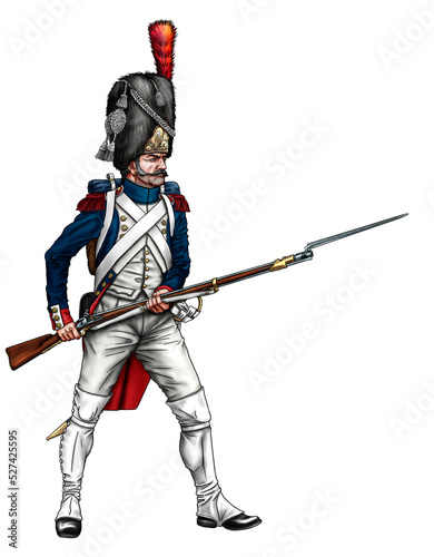 Napoleonic french soldier