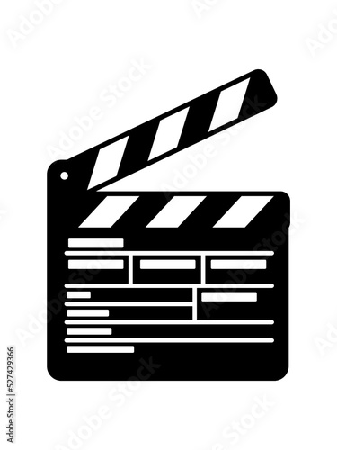 Kino Filmklappe Regie führen 