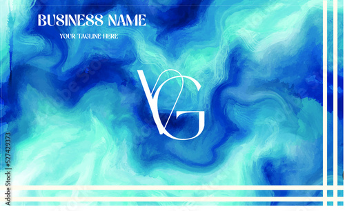 VG initial logo | initial based abstract modern minimal creative logo, vector template image. luxury logotype logo, real estate homie logo. typography logo. initials logo.