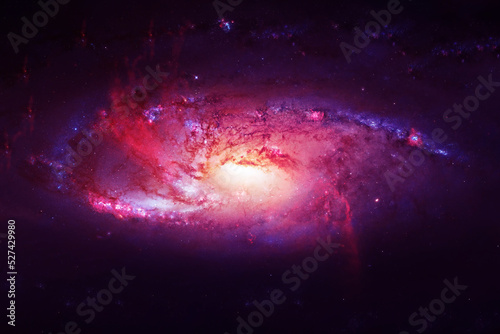 Fototapeta Naklejka Na Ścianę i Meble -  Beautiful pink space nebula. Elements of this image furnished by NASA