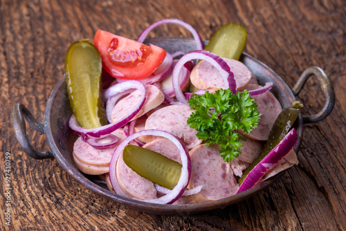 bavarian sausage salad