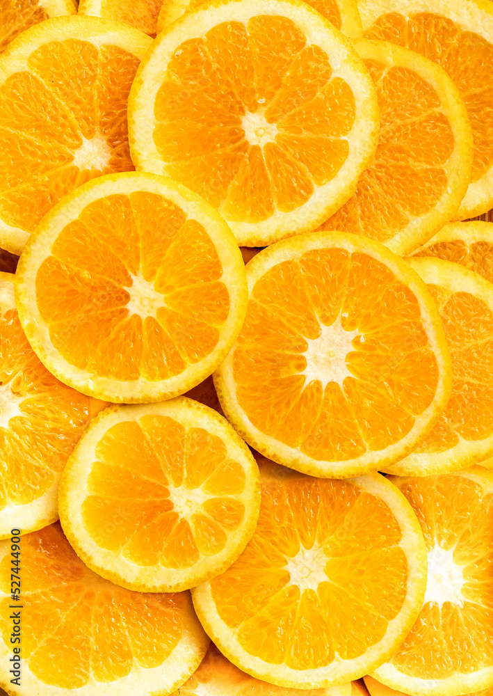 orange slices background