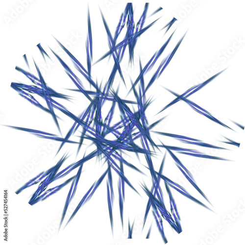 Isolated transparent abstract glitch art shape element.