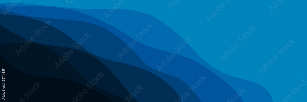 Fototapeta premium modern abstract landscape waves pattern vector good for wallpaper, background, backdrop, banner, web, and design template