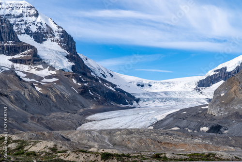 Athabasca Glacier at the Columbia Icefield in Jasper National Park along the Icefields Parkway in Canada © MelissaMN